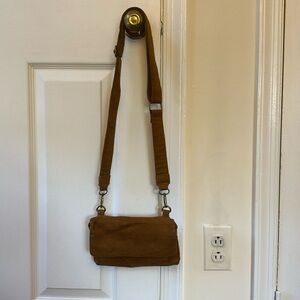 Anthropologie Suede Shoulder Bag